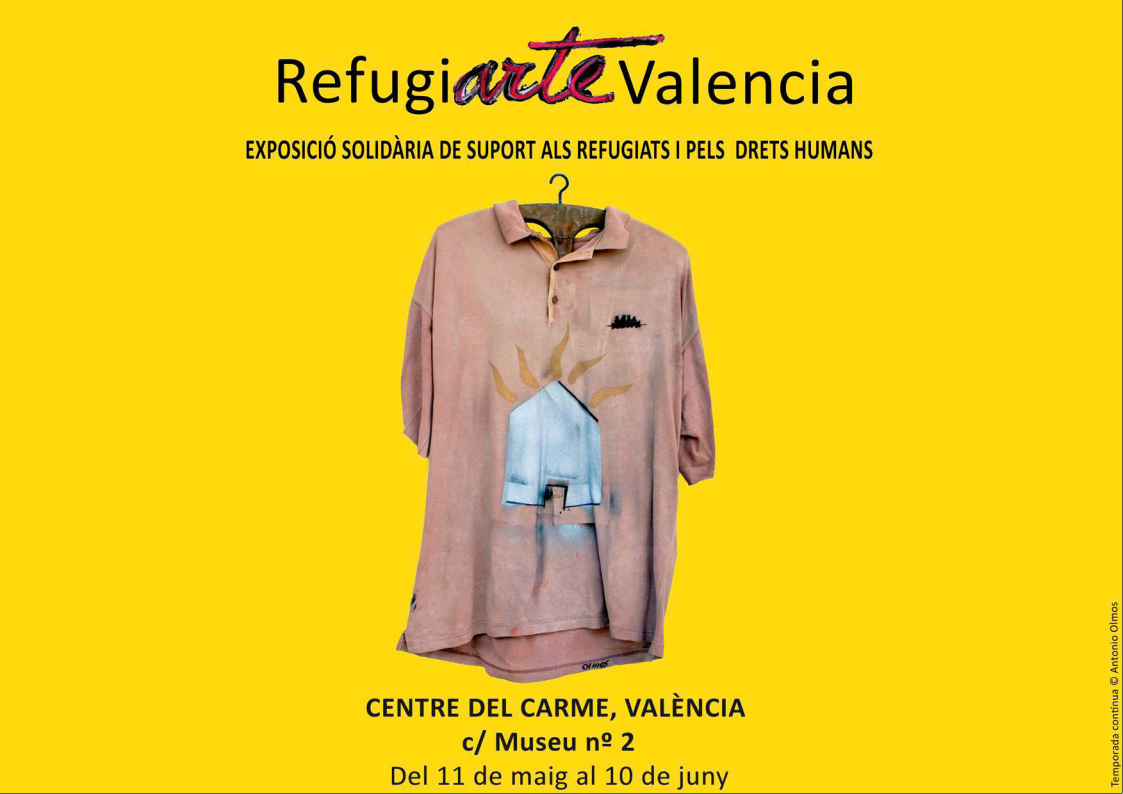 Exposición solidaria Refugiarte Valencia